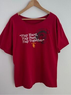 USC Trojans Off The Shoulder Tee